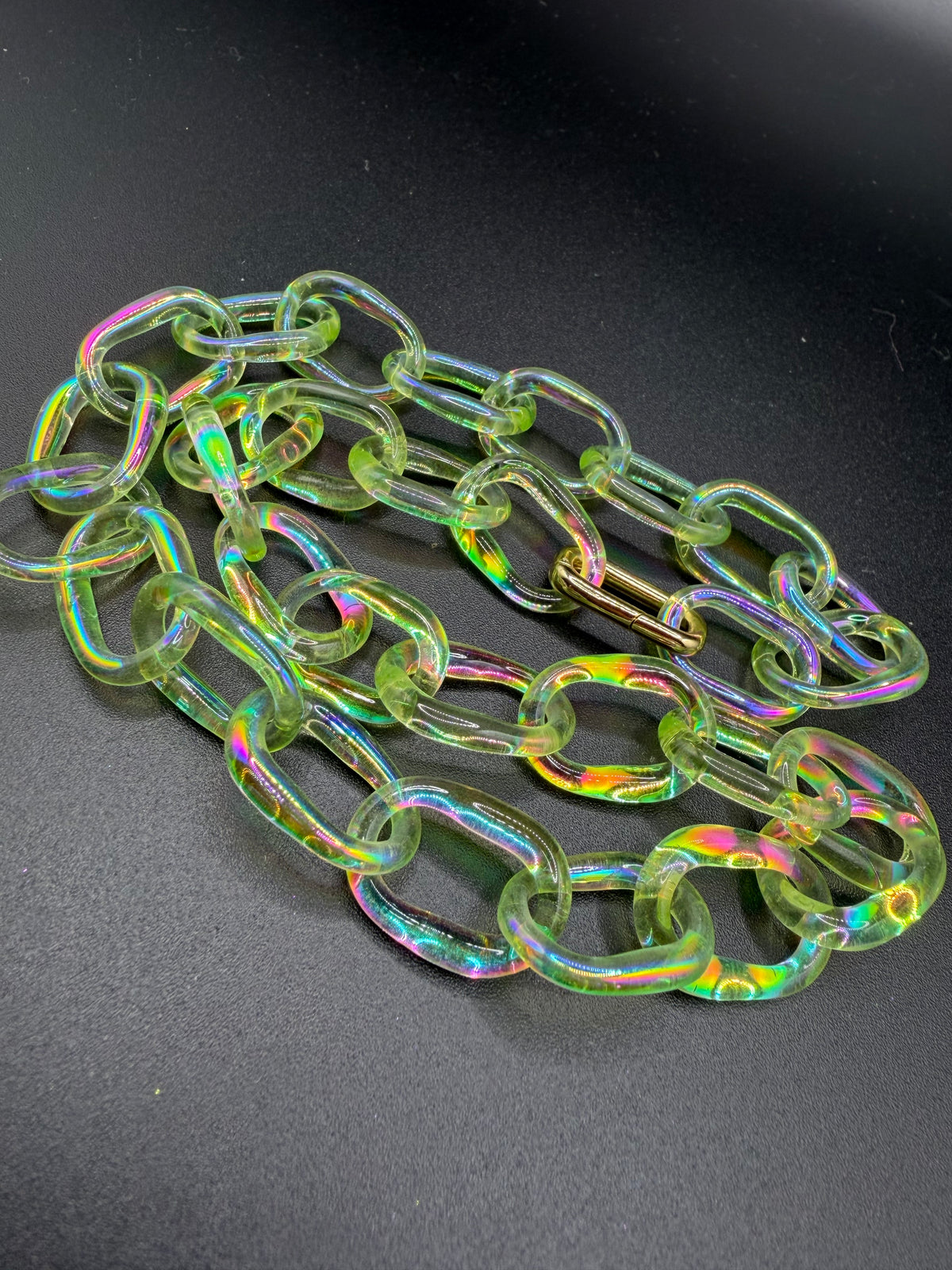Dichro-Coated Limeade Micro Chain