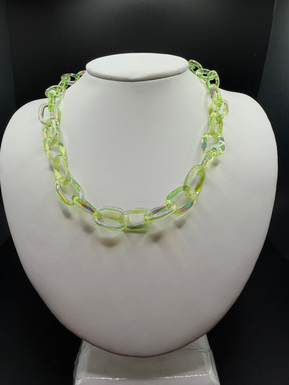 Dichro-Coated Limeade Micro Chain