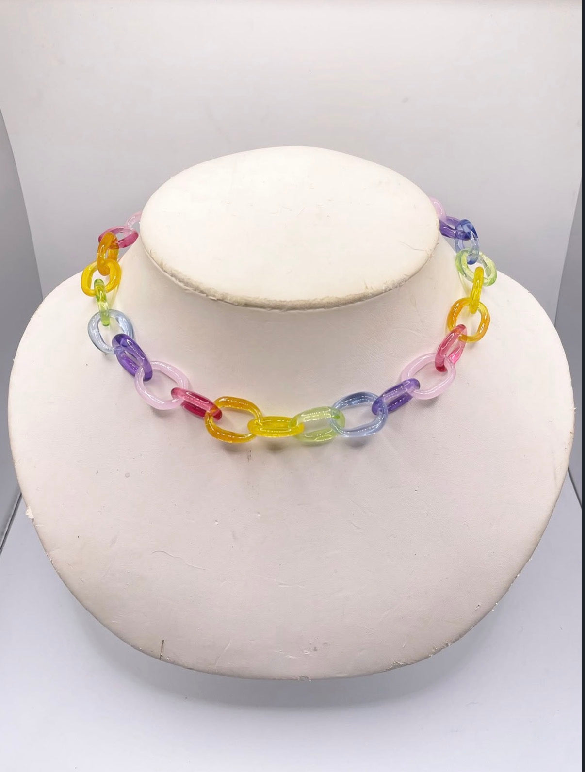 Rainbow Micro Glass Chain